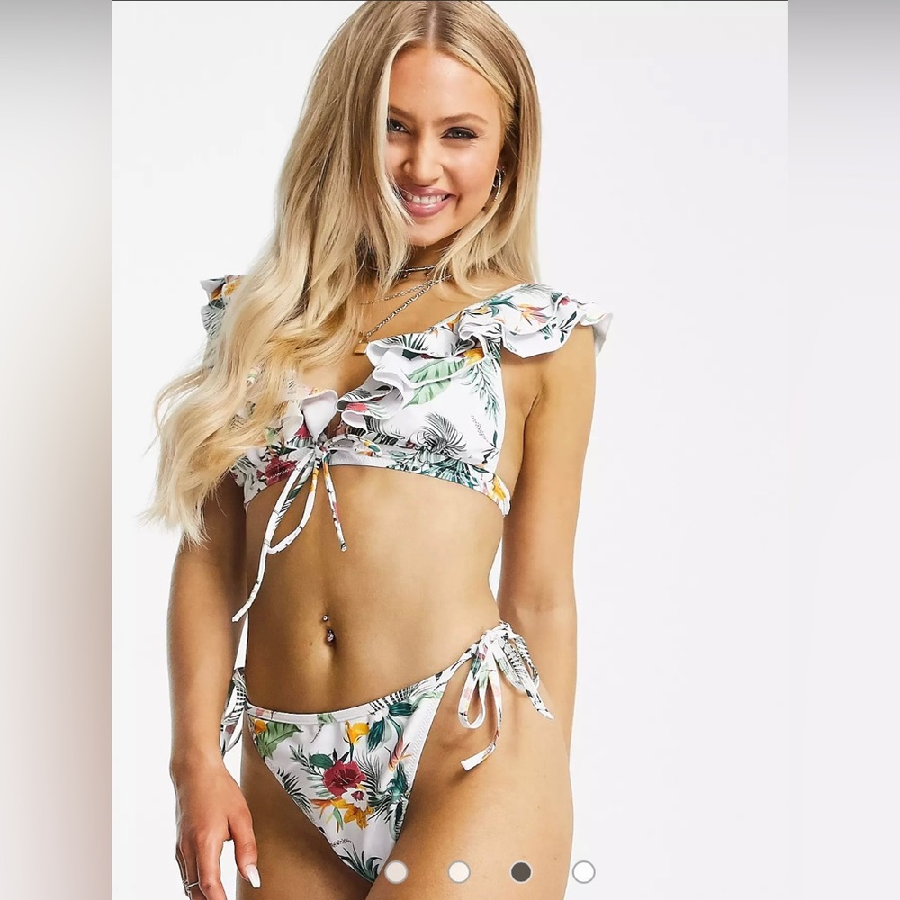 NWT Missguided swim bikini set women size 0 XS EUR 32